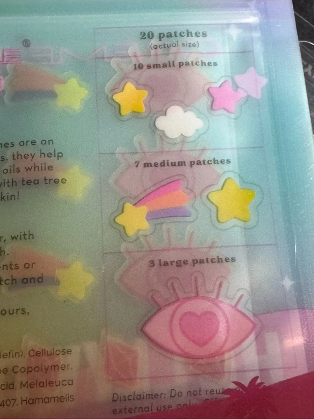 The Crème Shop x ONCH 3 Pack Clarifying Hydrocolloid Blemish Patches NEW - Picture 3 of 3